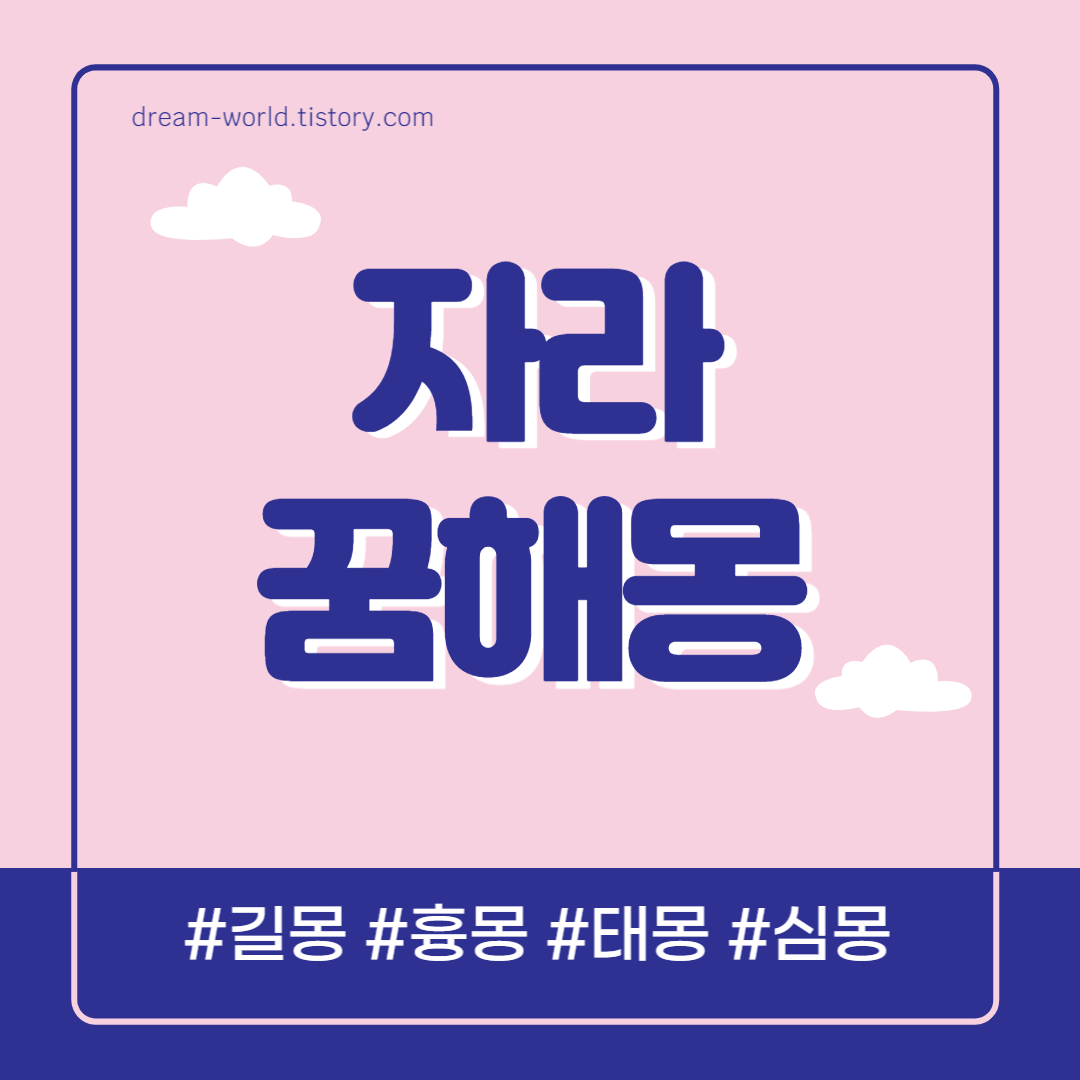  자라 꿈해몽 45가지 총정리 (큰 자라꿈 태몽, 새끼 자라꿈, 거북이 자라 꿈)