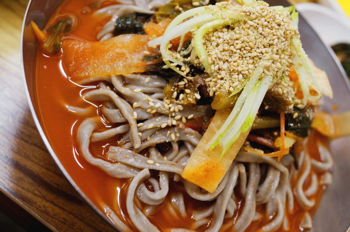 단양 소백산 막국수 메밀 맛집 소백산동동주칼국수