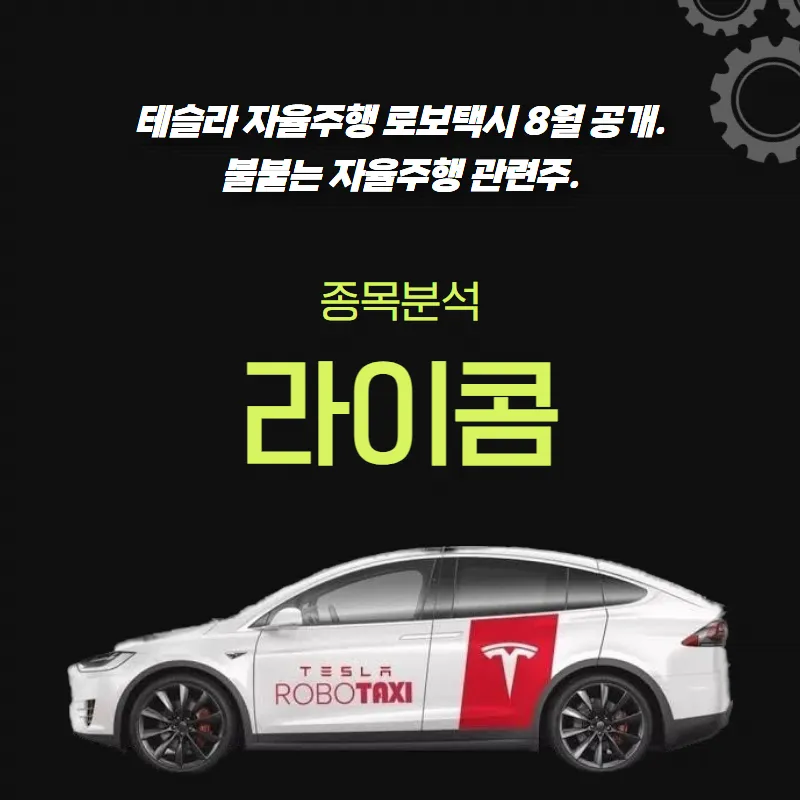 로보택시 대장주 관련주 TOP5_9