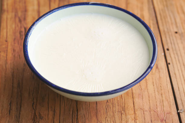 milk in bowl