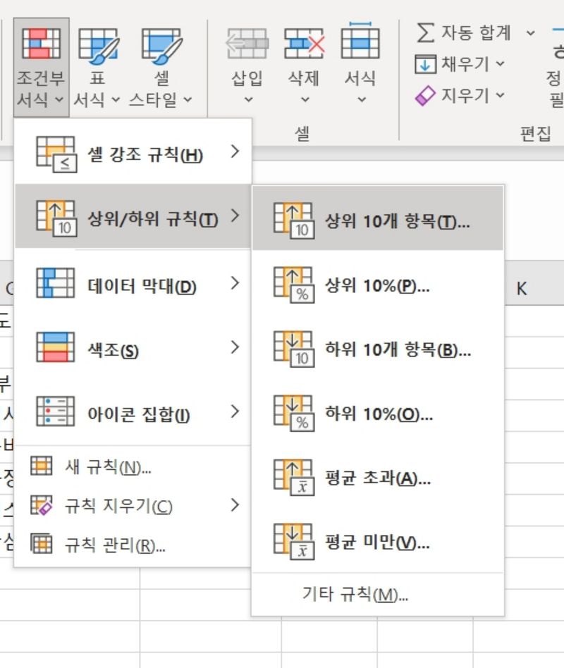 상위/하위 규칙