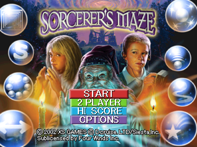  XS Games - 마법사의 퍼즐 북미판 Sorcerer's Maze USA (플레이 스테이션 - PS - iso 다운로드)