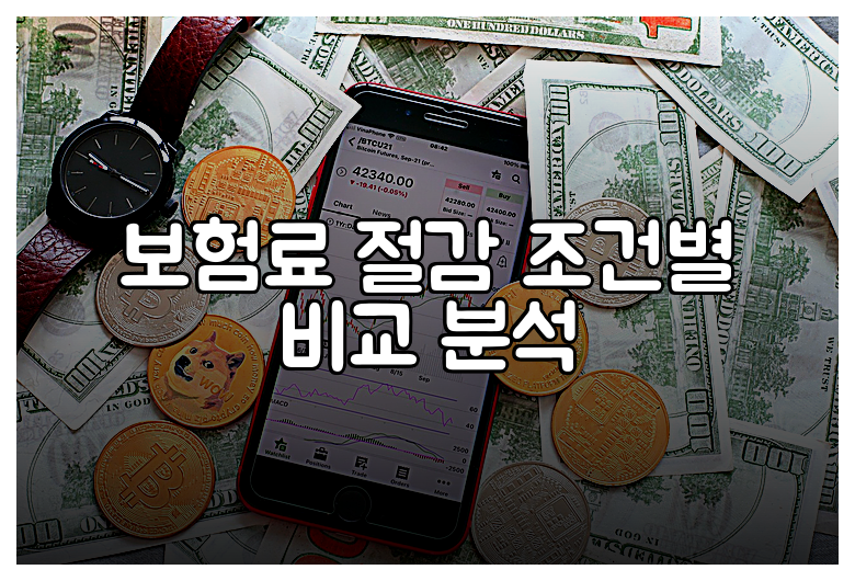 보험료 절감 조건별 비교 분석