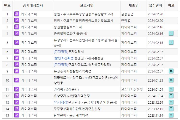 케이에스피 이미지