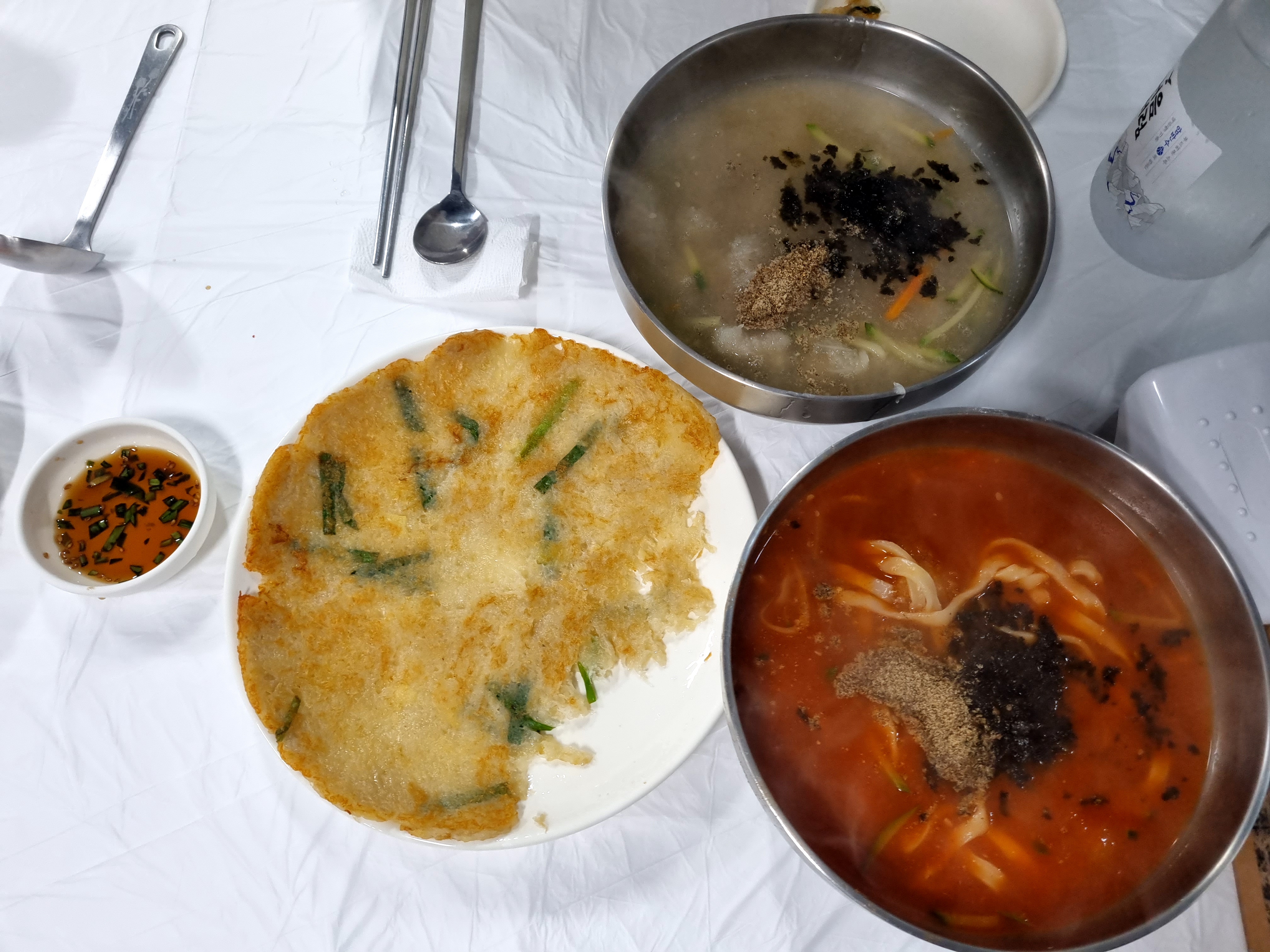  강원도 향토 이색음식 강릉 감자적본부 순응심이,장칼응심이 칼국수