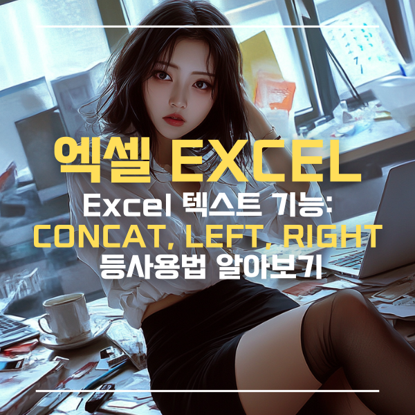 엑셀텍스트기능