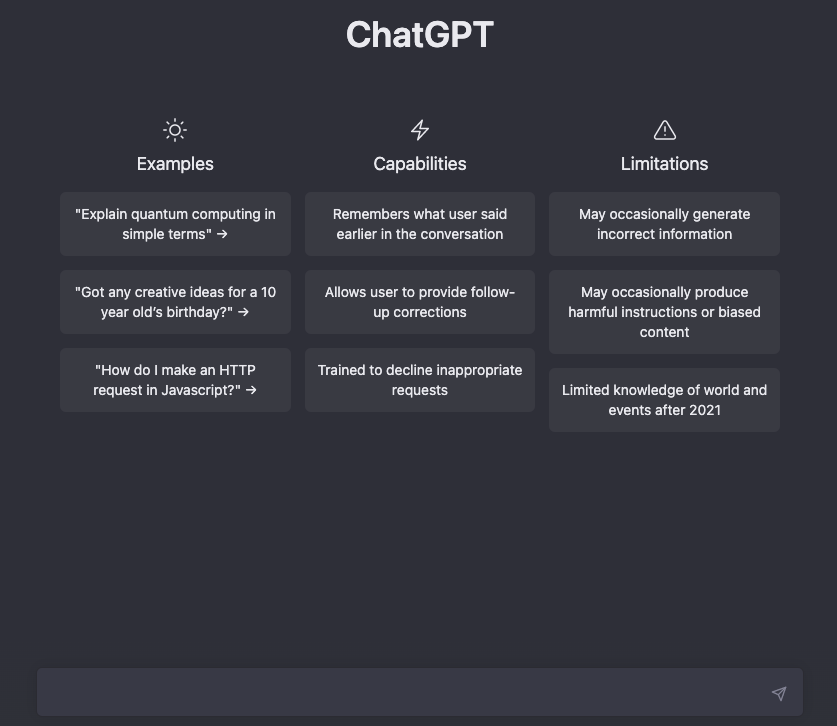 Chat GPT 로그인 채팅창
