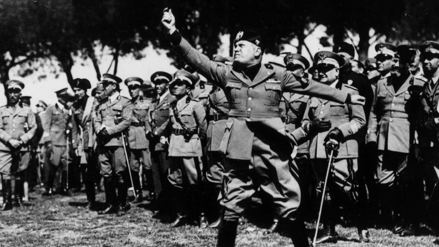 파시즘, 무솔리니, 히틀러
