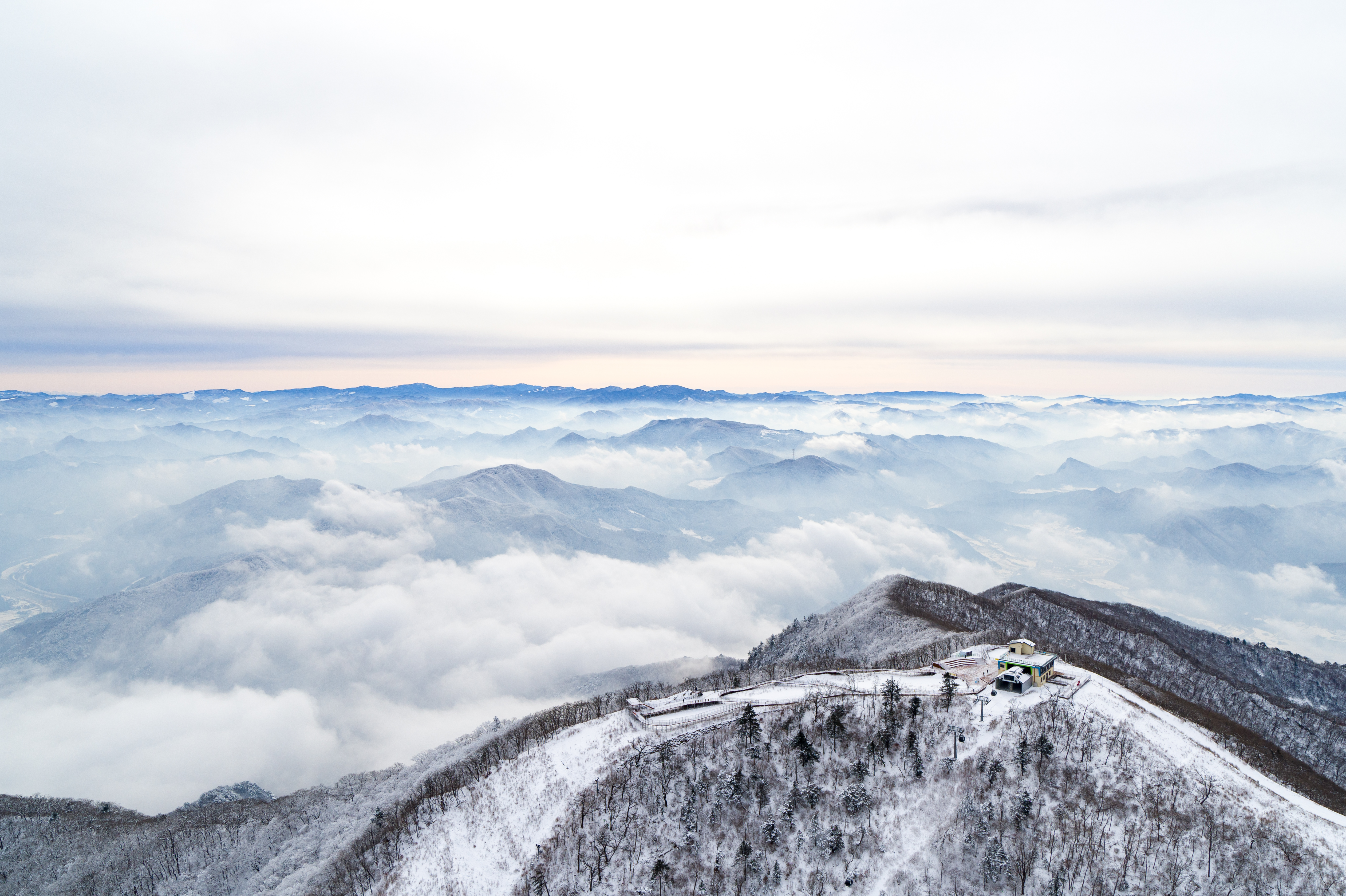 가리왕산 전경