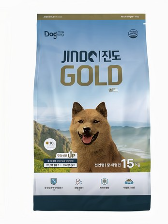 도그랑 전연령 진도골드 건식사료, 15kg