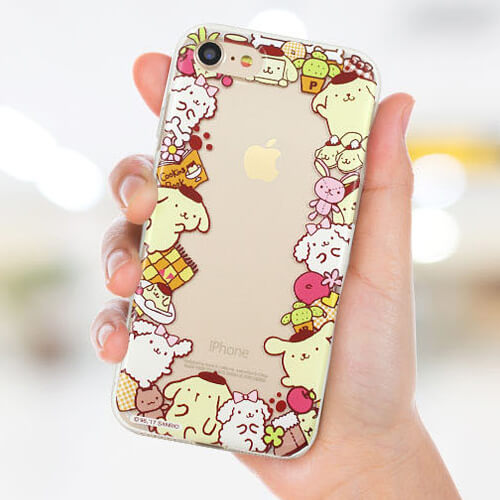 sanrio circle clear jelly case thumbnail