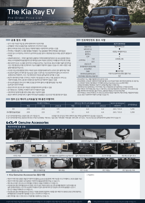 레이-EV-가격