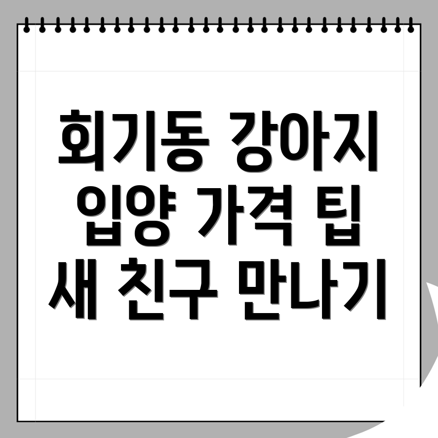 서울 동대문구 강아지 입양
