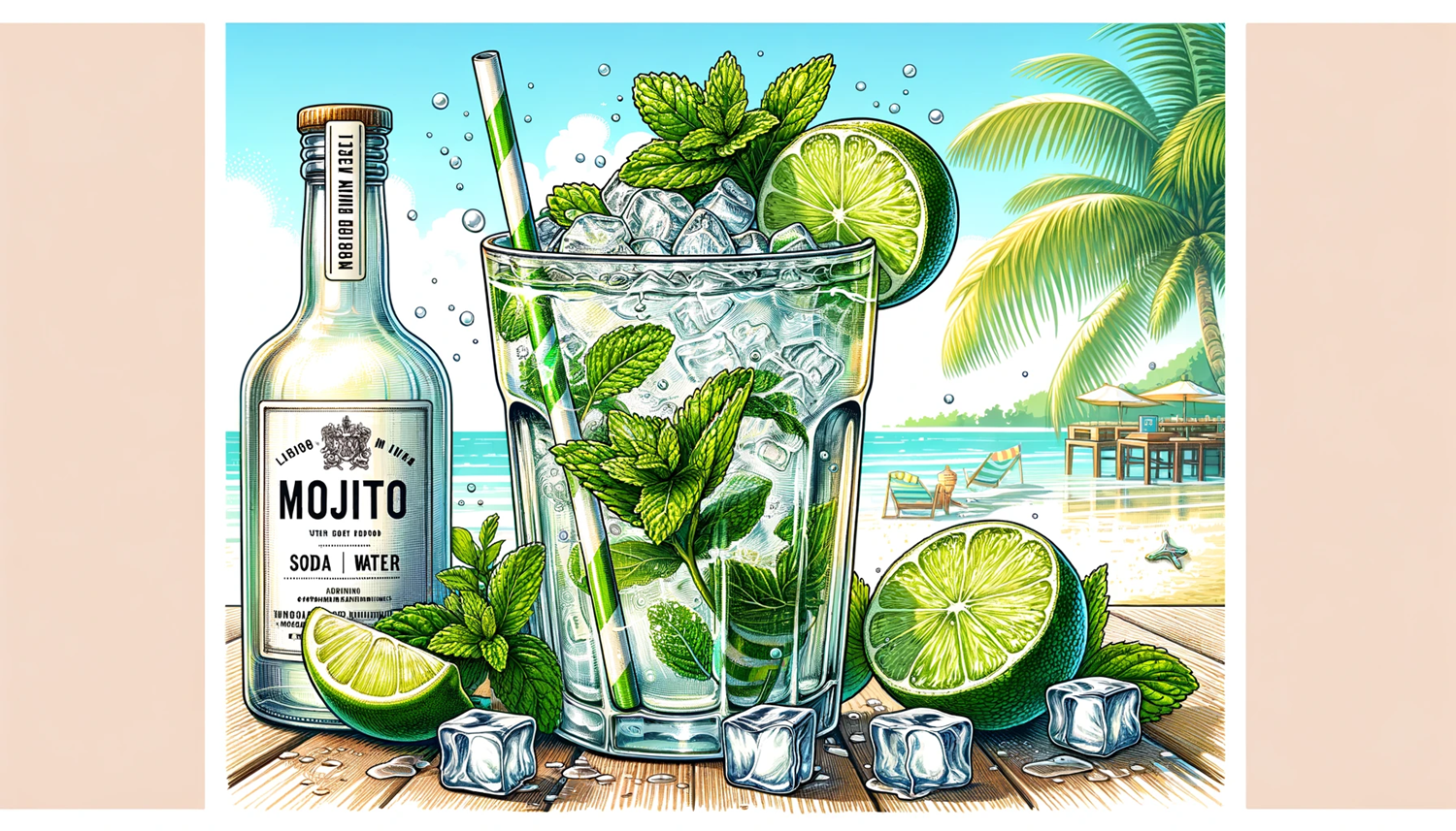 모히또 (Mojito) – 상큼한 여름 칵테일