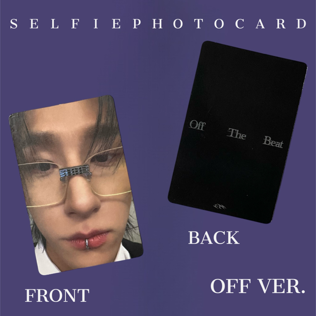 I.M 3rd EP [Off The Beat] Off ver. SELFIE PHOTOCARD