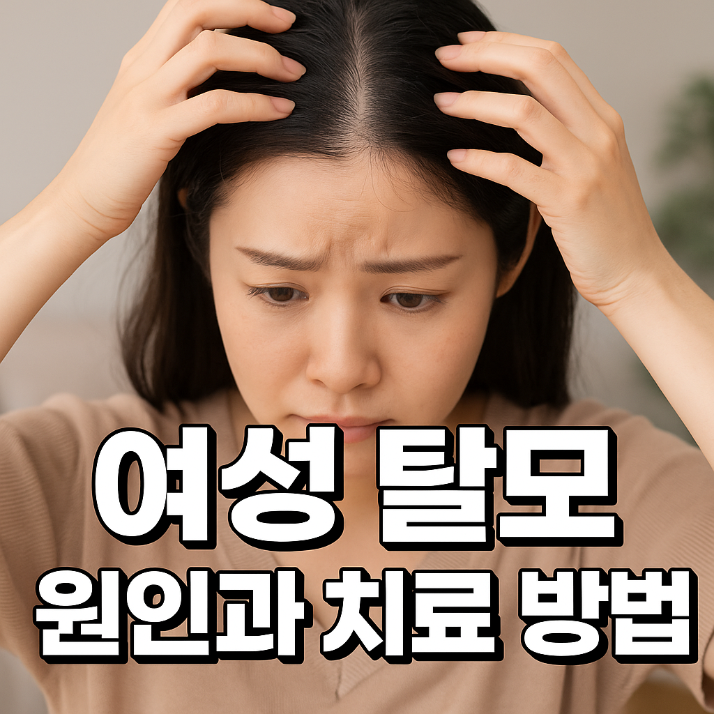 여성 탈모 원인과 치료 방법