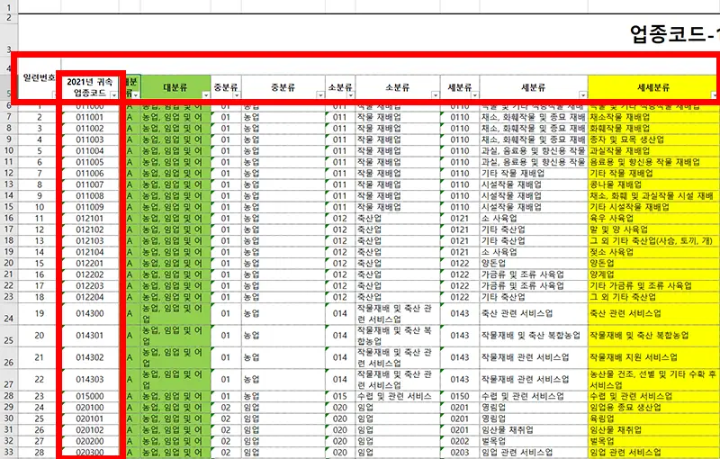 액셀-틀-고정하기