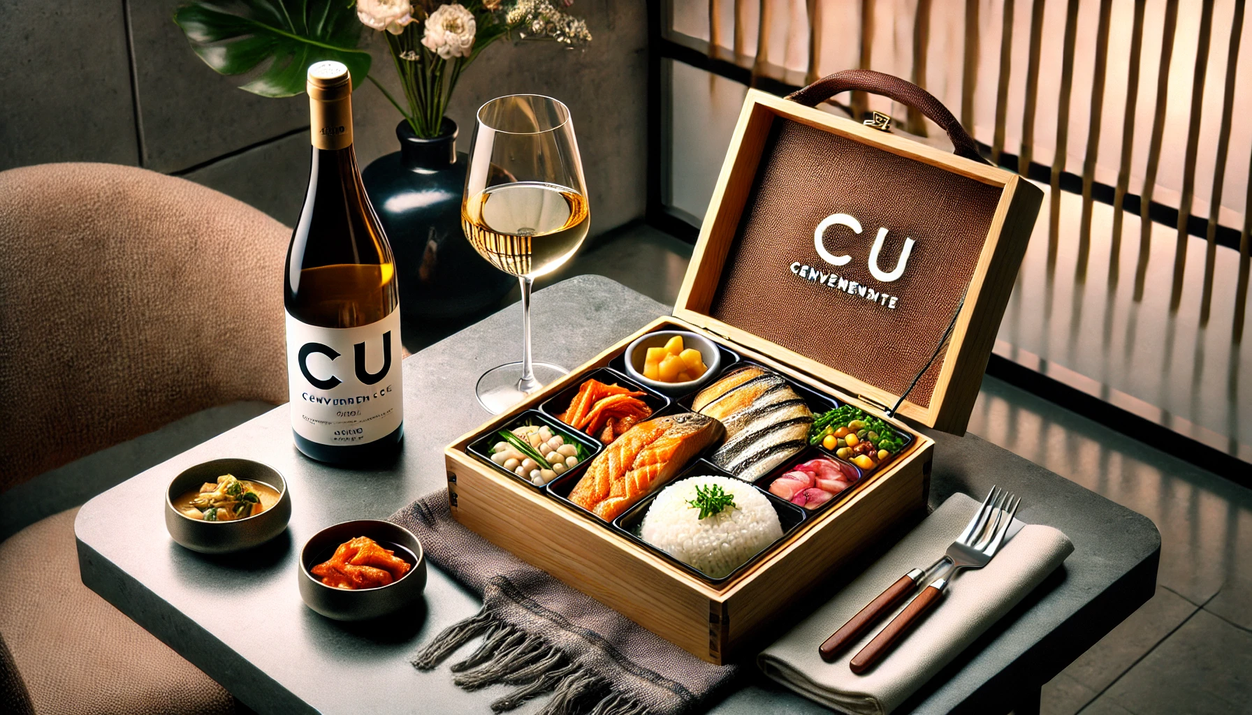 혼자서도 럭셔리하게! CU 프리미엄 도시락과 와인 페어링 추천