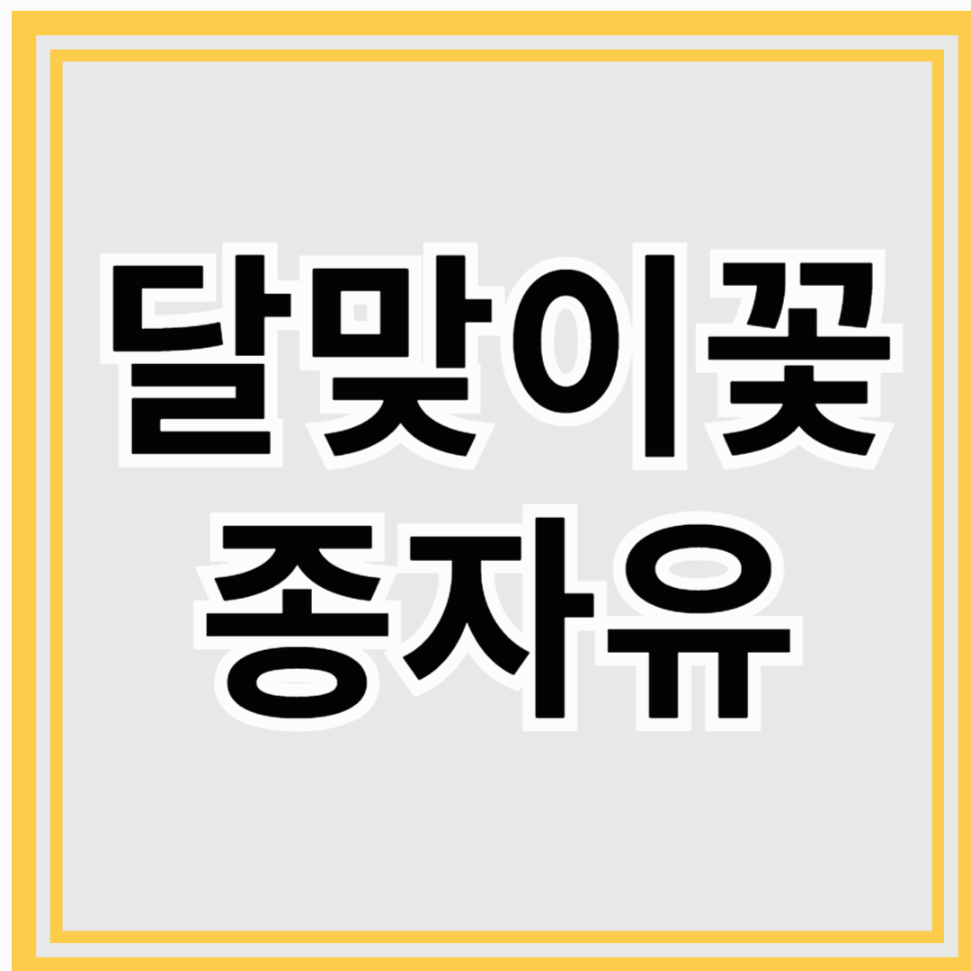 달맞이꽃종자유