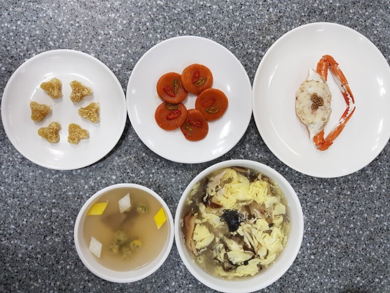  조리기능장_실기메뉴_가지선, 우메기, 삼계탕, 게감정, 대합찜