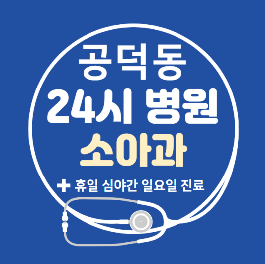 마포구-공덕동-24시간-병원-소아과-토요일-야간-일요일-진료-당직병원-찾기