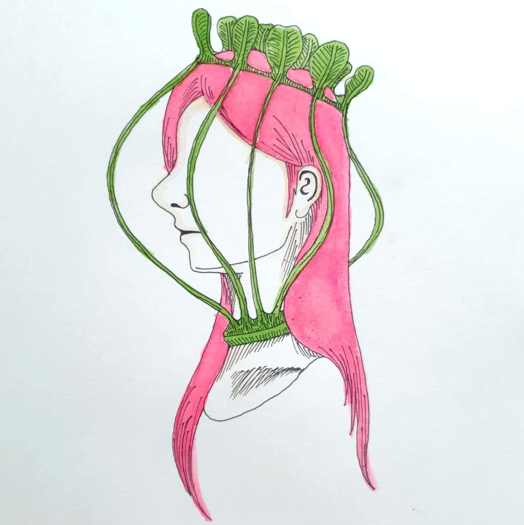  The Seed 씨앗 / 일러스트 그림 드로잉 / 인물화 그리기