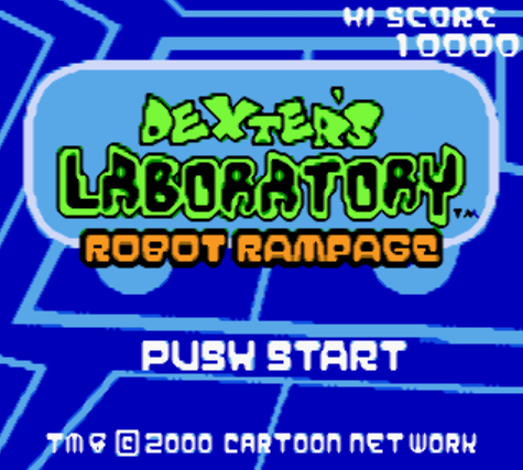 (GBC / USA) Dexter's Laboratory Robot Rampage - 게임보이 컬러 북미판 게임 롬파일 다운로드