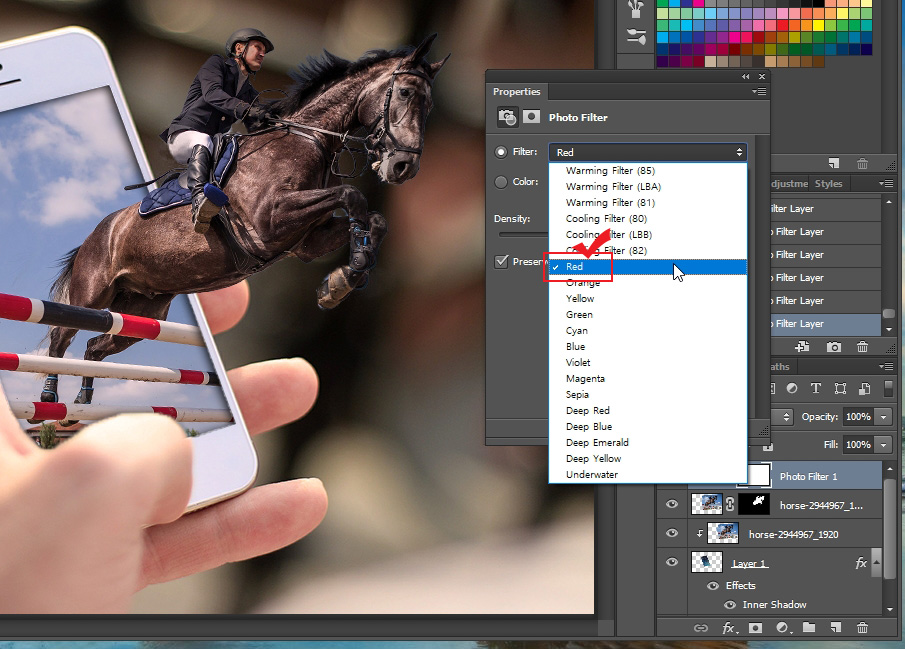 photoshop popup effect