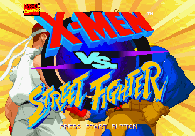  Capcom - 엑스맨 대 스트리트 파이터 북미판 X-Men vs. Street Fighter USA (플레이 스테이션 - PS - iso 다운로드)