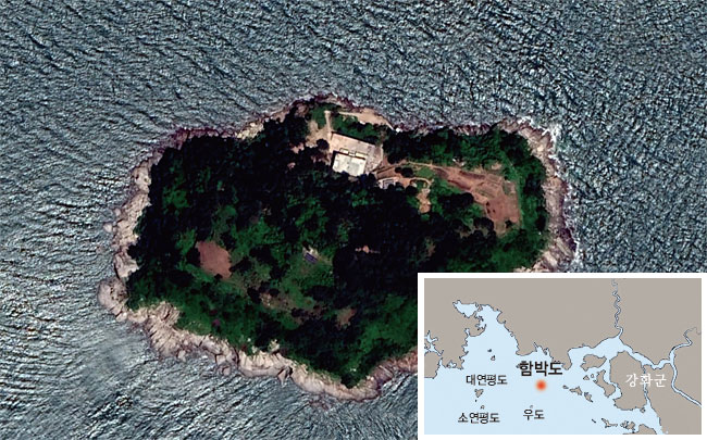  '인천 강화군' 함박도에 북한군이? 함박도에 포착된 북한 군사시설