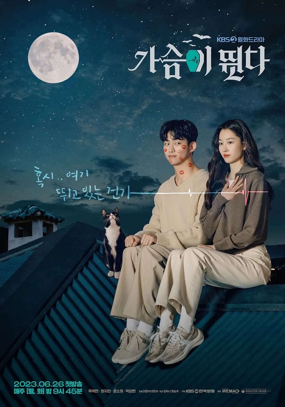  옥택연·원지안, KBS2 새 월화 드라마 '가슴이 뛴다' 출연 확정