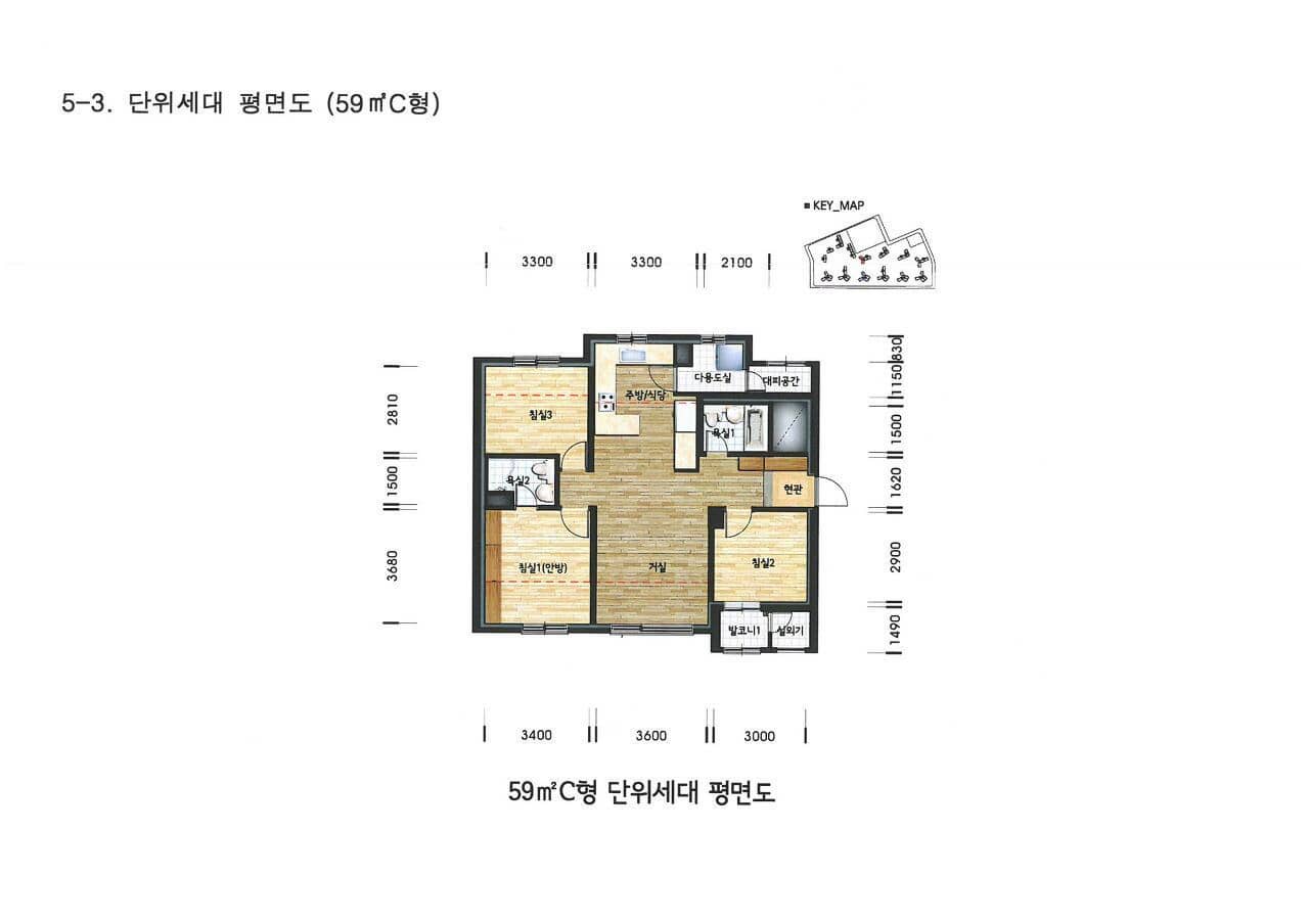 59m2(C) 평면도