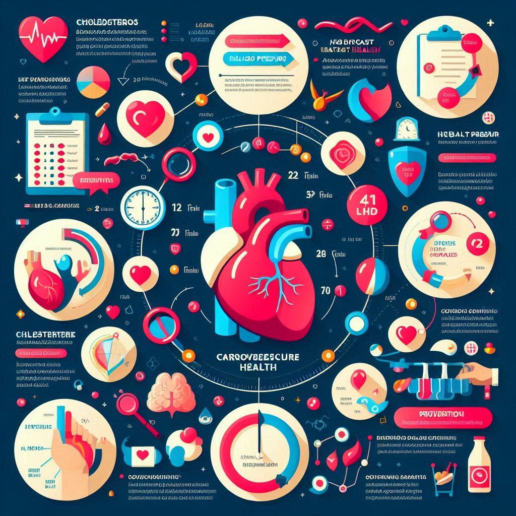 심혈관 건강 관련 인포그래픽