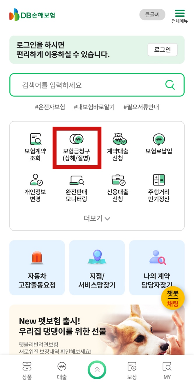 DB손해보험 독감