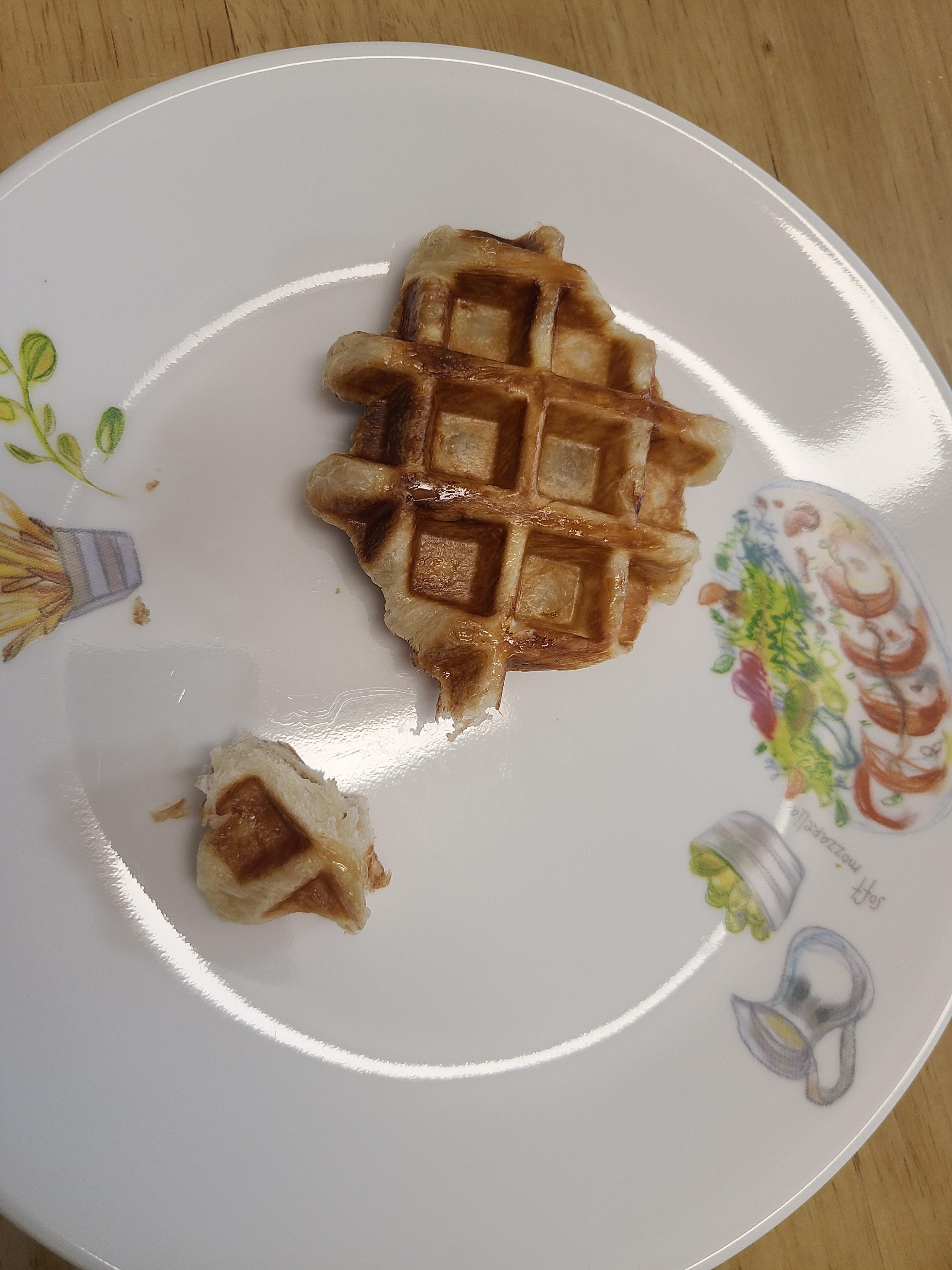 핫 케익 믹스로 와플 15