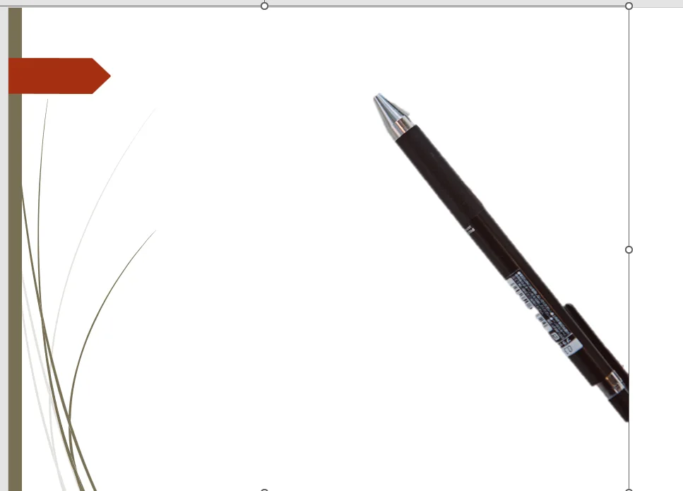 ppt에서 배경 제거가 된 모습