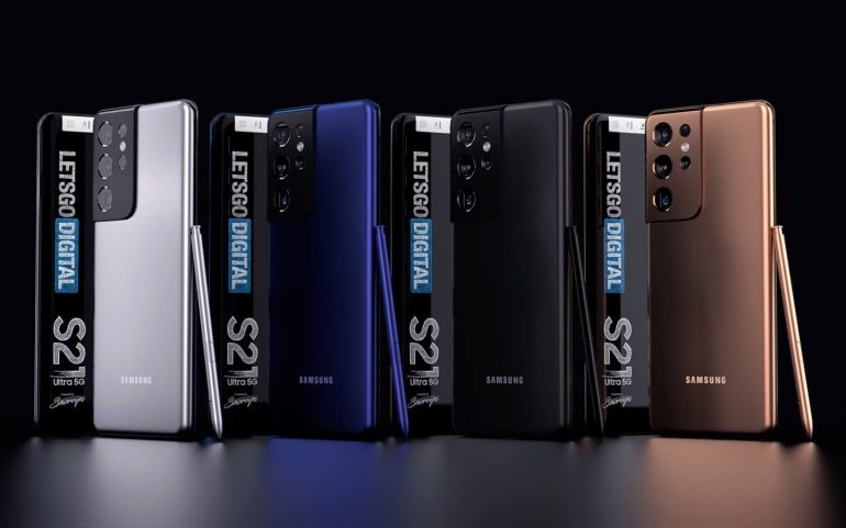  갤럭시S21시리즈, S21플러스, S21울트라 가격과 카메라 스펙, 디자인 전망-렛즈고디지털