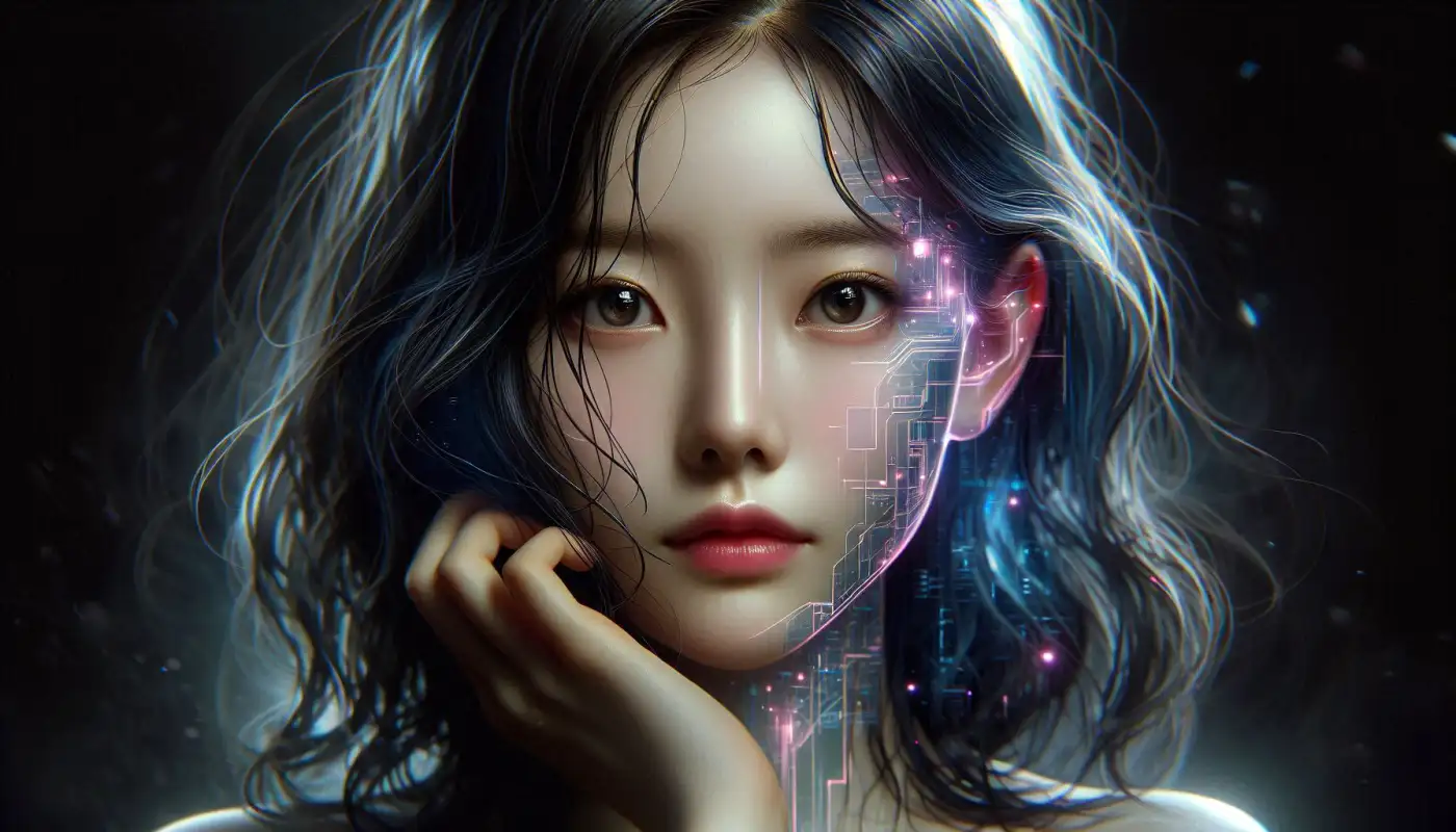 ai-관련주식을-알아보는-여성의-모습