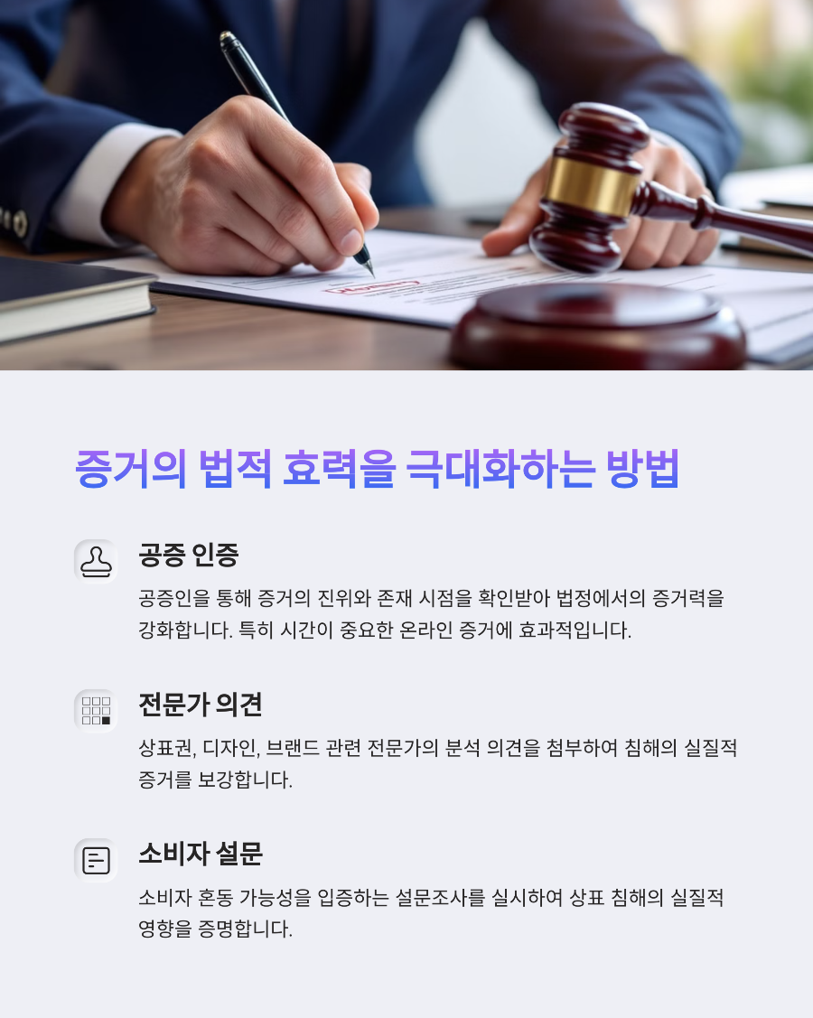 상표권 분쟁 증거 수집의 기술 SNS부터 오프라인까지 합법적 증거 확보 팁