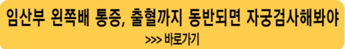 임산부-왼쪽배-통증-출혈까지-동반되면-자궁검사