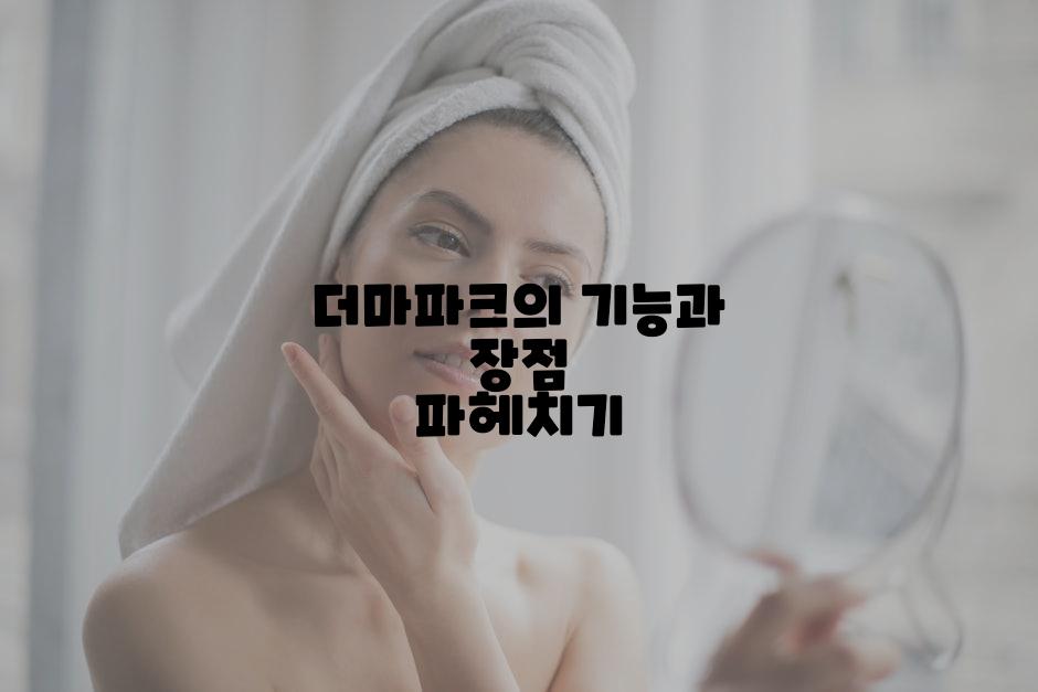더마파크의 기능과 장점 파헤치기