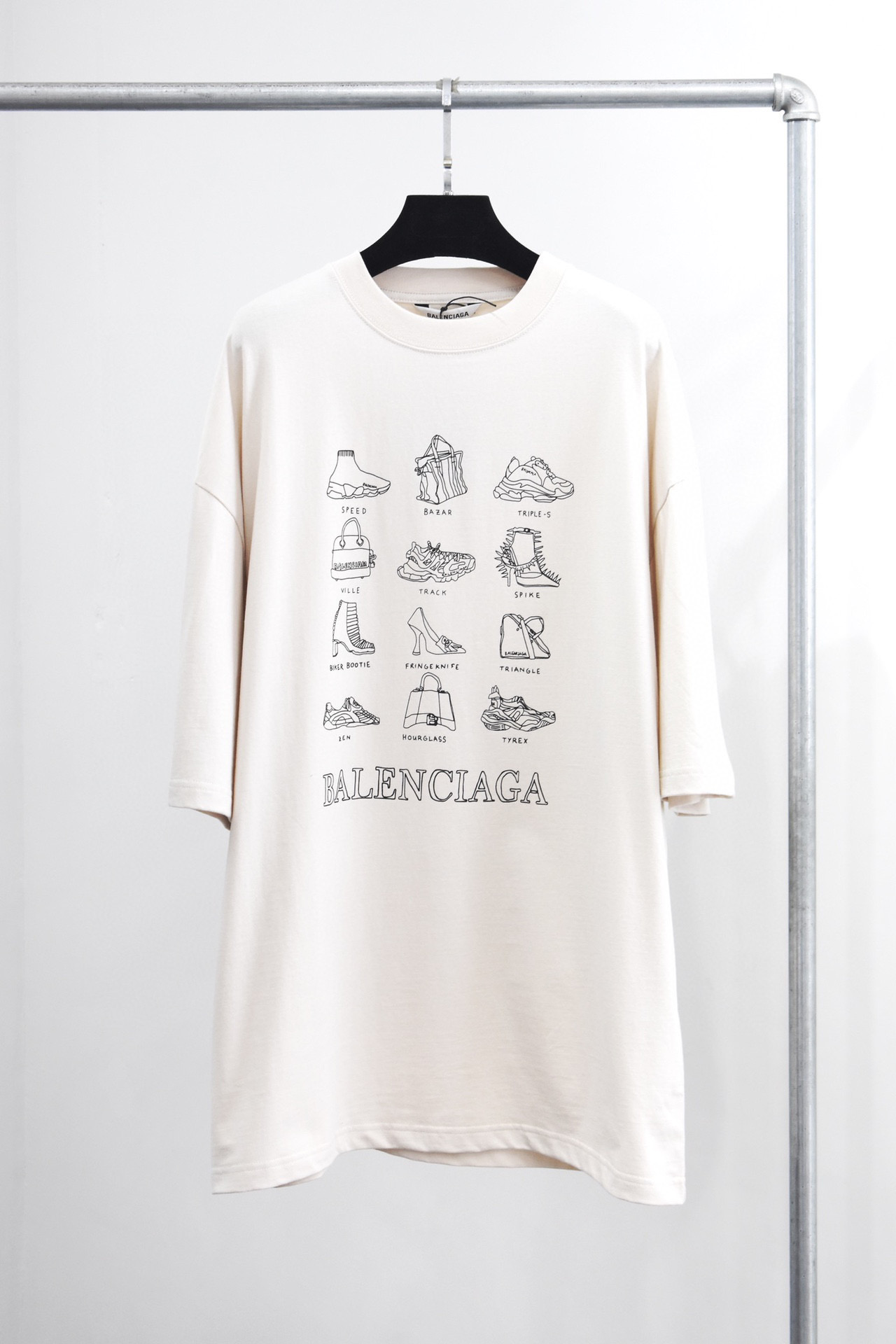  [BALENCIAGA] 발렌시아가 리미티드 멀티 쇼핑 반팔 티셔츠