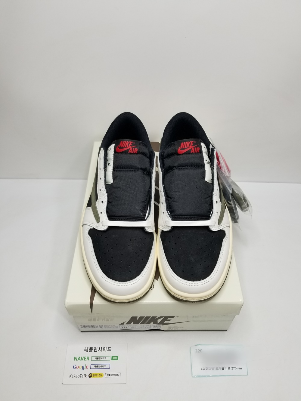  [AIR JORDAN] 트래비스 스캇 x 에어조던1 로우 올리브 DZ4137-106 남녀공용 (PK공장)