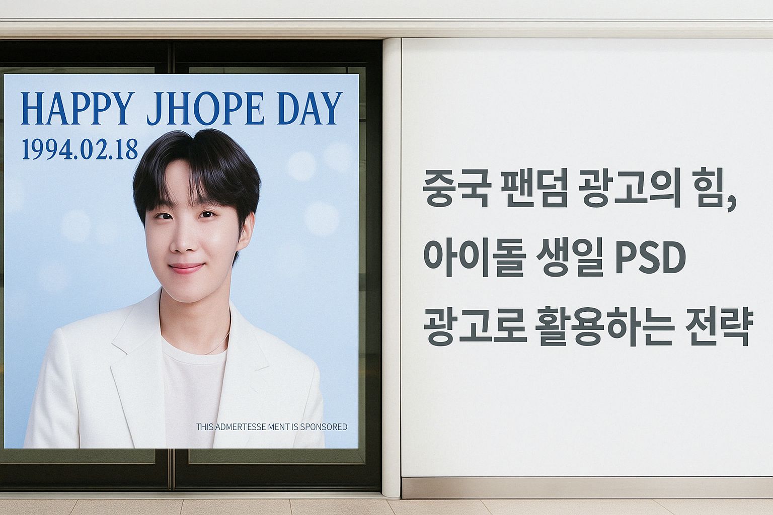 중국 팬덤 광고의 힘, 아이돌 생일 PSD 광고로 활용하는 전략