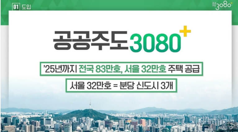  3080+ 통합공모 개시, 민간도 직접 사업제안 가능...부동산 거래 허위신고 적발 [국토교통부]