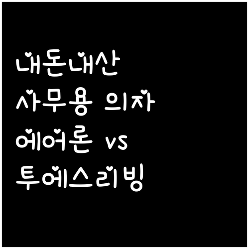 내돈내산 사무용 의자 추천 허먼밀러 