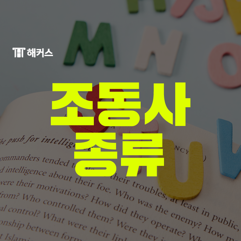  조동사 종류, can/might/must/should 총정리!
