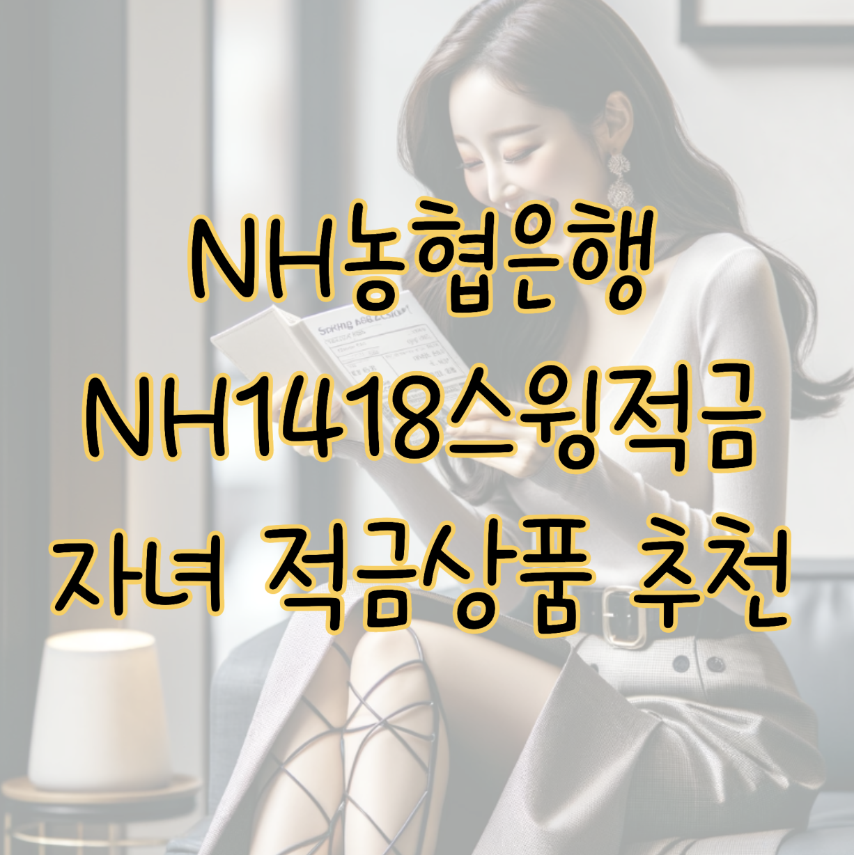 자녀 금융교육을 생각한다면 연 6.6% NH농협은행 NH1418스윙적금 표지