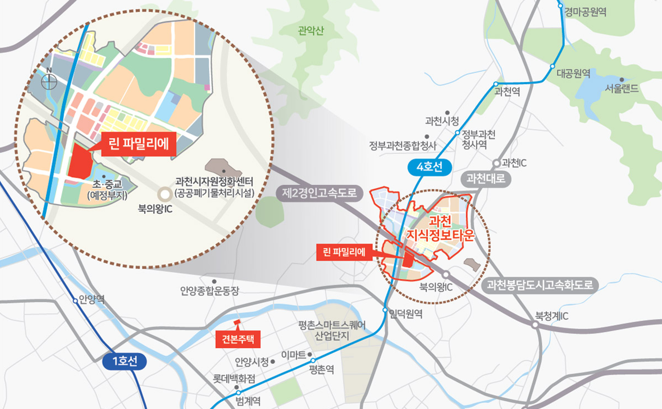  과천지식정보타운 린 파밀리에 공공분양정보!
