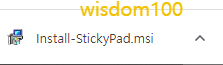 스티키패드 설치파일